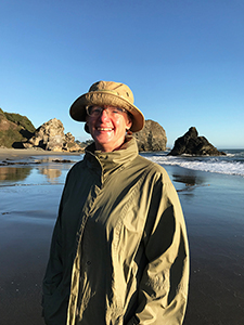 Christina Boyce at the Oregon Coast, Harris Beach at Brookings