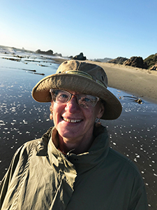 Christina Boyce at the Oregon Coast, Harris Beach at Brookings