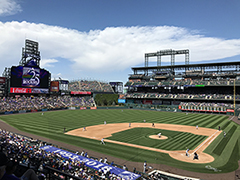 Coors Field, Dodgers vs. Rockies 2018