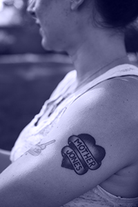 Colorado artist Lindsay Hand's Mother Jones tattoo Colorado artist Lindsay Hand's Mother Jones tattoo
