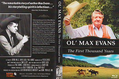 Ol' Max Evans documentary - Tim Keller Arts blog