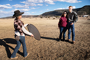 Christina Boyce, photo assistant, Tim Keller Photography. Brown Ranch, Folsom, NM 2019