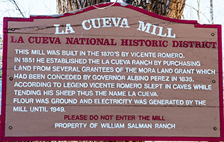 La Cueva Mill, Mora County, New Mexico La Cueva Mill, Mora County, New Mexico