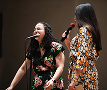 Abigail Escarzaga, 2019 New Mexico finals, Poetry Out Loud, Santa Fe Abigail Escarzaga, 2019 New Mexico finals, Poetry Out Loud, Santa Fe