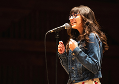 Michelle Montez, 2019 New Mexico finals, Poetry Out Loud, Santa Fe Michelle Montez, 2019 New Mexico finals, Poetry Out Loud, Santa Fe