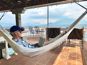 Tim Keller, the hammock life, Lago de Atitlan, Guatemals
