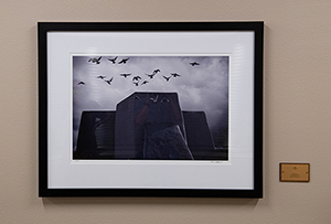 "Alight" by Tim Keller "Alight" - San Francisco de Asis Church, Ranchos de Taos - photograph by Tim Keller, NMA AIPP permanent display at Taos Senior Center