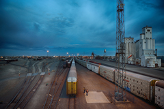 "Clovis Train Yard" - photograph by Tim Keller "Clovis Train Yard" - photograph by Tim Keller