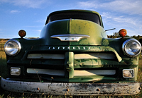 Chevy, Chevrolet, vintage, green, Tim Keller