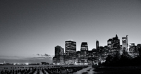 Nightfall - Lower Manhattan from Brooklyn Bridge Park