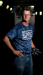 Tim Keller photographer night portrait in Albuquerque by Marc Gutierrez
