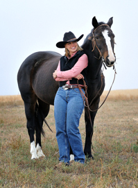 Brittany Rouse, horse trainer photograph by Tim Keller