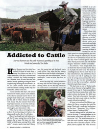 Harvey Shannon, Addicted to Cattle, RANGE Magazine Winter 2010