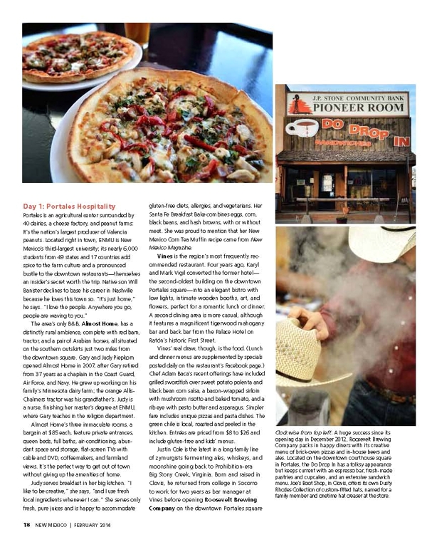 Portales & Clovis in New Mexico Magazine - "Sisterhood Is Plentiful"