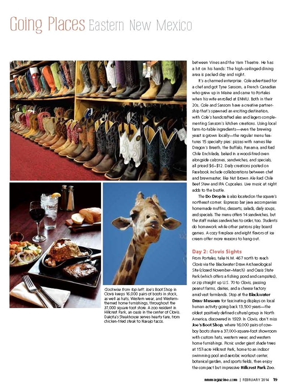 Portales & Clovis in New Mexico Magazine - "Sisterhood Is Plentiful"