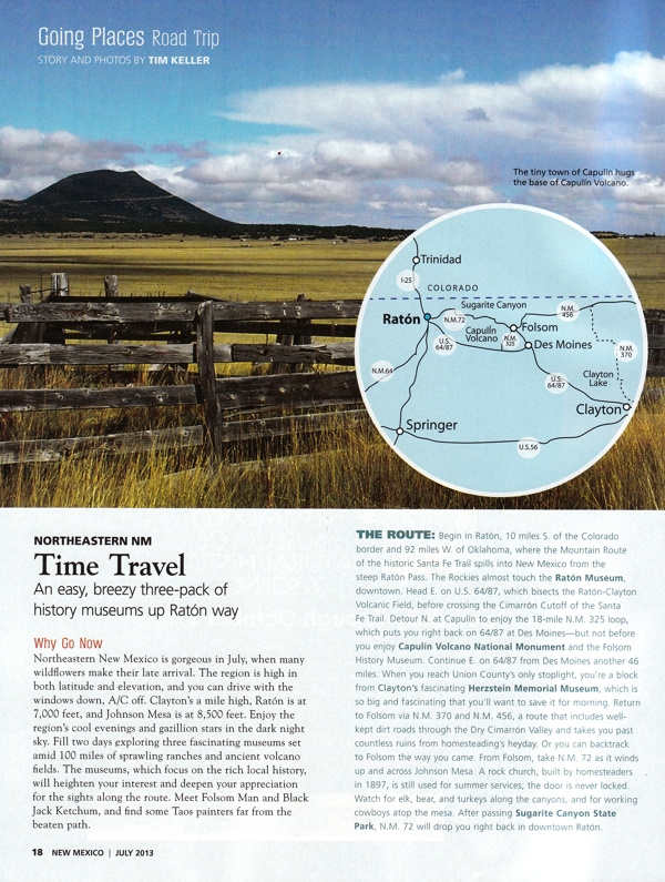 Time Travel - NE New Mexico Museums by Tim Keller, July 2013