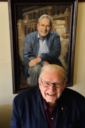 Bill Fegan, Shuler Theater impresario, portrait by Tim Keller