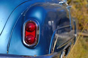 blue Cadillac, Raton, New Mexico by Tim Keller