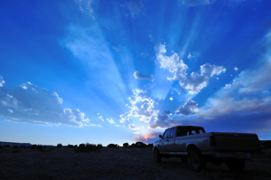 Sunset in New Mexico, Chico Sunset by Tim Keller