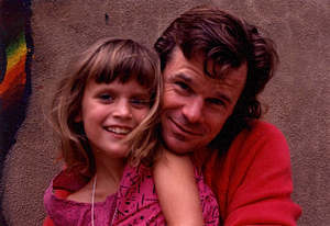 Darcy and dad Tim Keller, Serafina, New Mexico c1989
