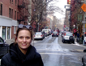 Darcy, home in Greenwich Village 2005