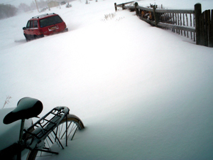 Blizzard in Des Moines, New Mexico, December 2007