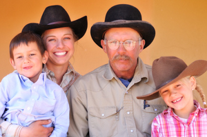 Brittany Rouse and Don Rouse and family