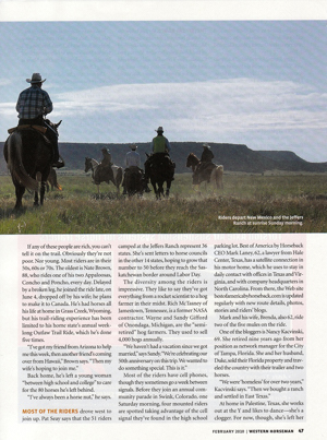 Long Riders, Mexico to Canada